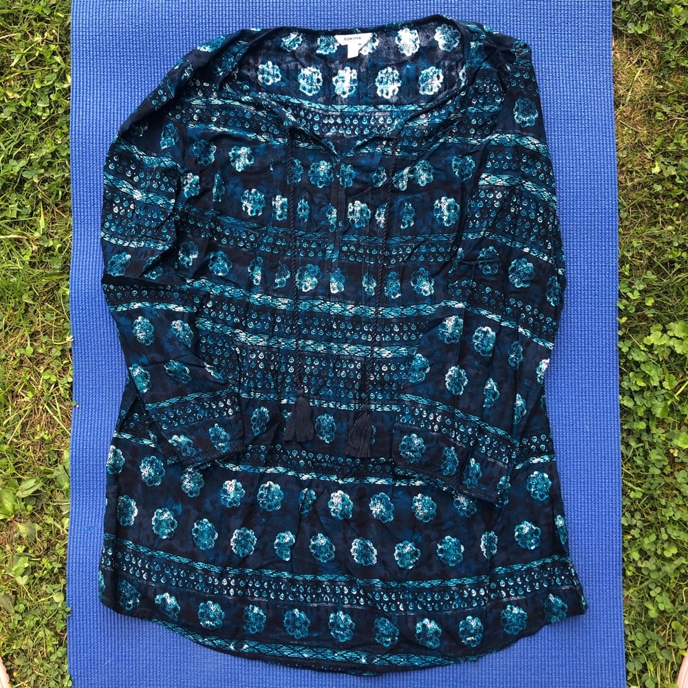 Sonoma Top Dark/Light Blue Women’s Small